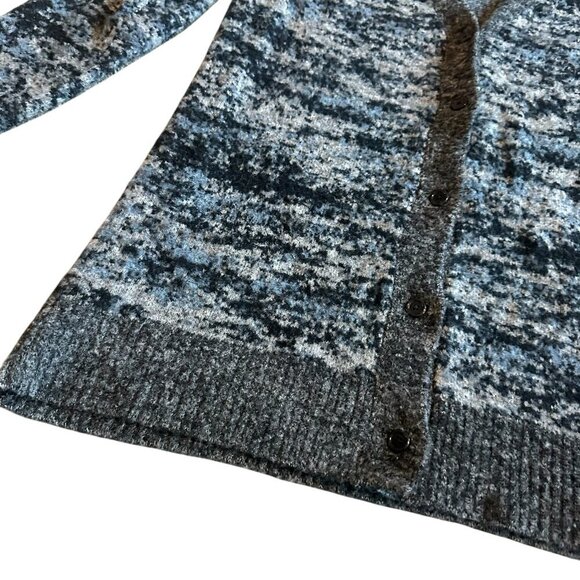 Athleta Westlake Button-Down Cardigan Sweater Marled Merino Wool Size Small - Picture 5 of 13